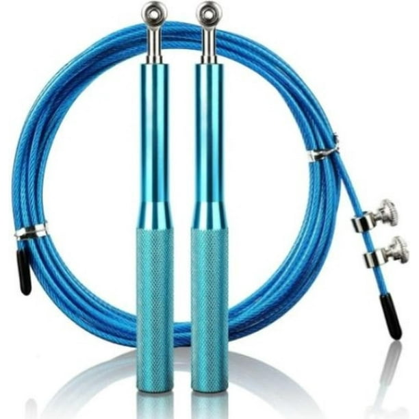 Cuerda Para Saltar Xtreme Life Color Azul Crossfit Rápida Con Peso