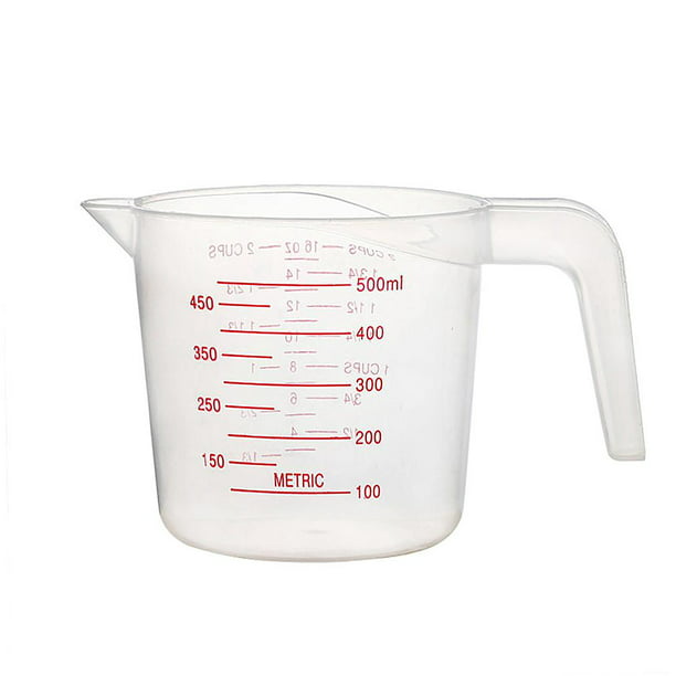Plástico Vaso Medidor 2 Litros con Tapa Rühröffnung Recipiente de Cocina  Agitado