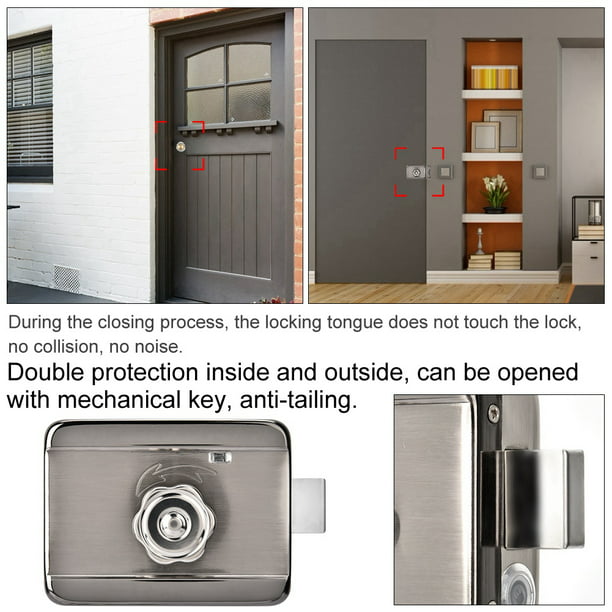 Puertas de Seguridad - Cerradura Electrónica Inteligente Con Cámara y
