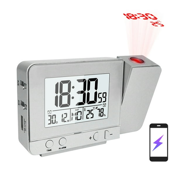 Labymos Despertador digital inteligente con botón de