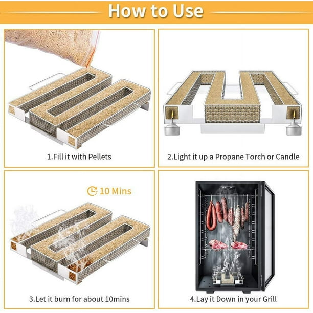 Generador de Humo Frío de Acero Inoxidable Tamaño L Ahumador Barbacoa, para  ahumar, ahumar alimentos y carne, parrilla, accesorios premium para – Yaxa  Colombia