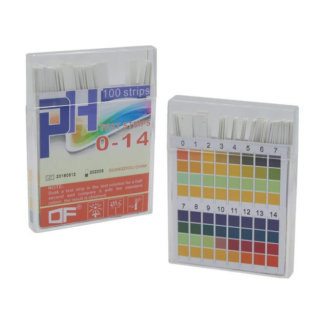  INHDBOX Tiras de prueba de PH, 100 tiras de pH