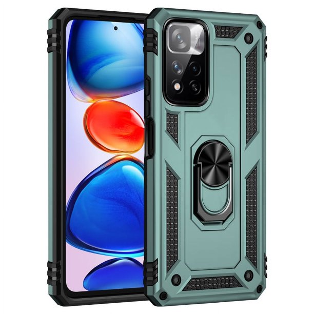 Funda Uso Rudo Para Xiaomi Redmi 9 Cristal 9d Full Cover