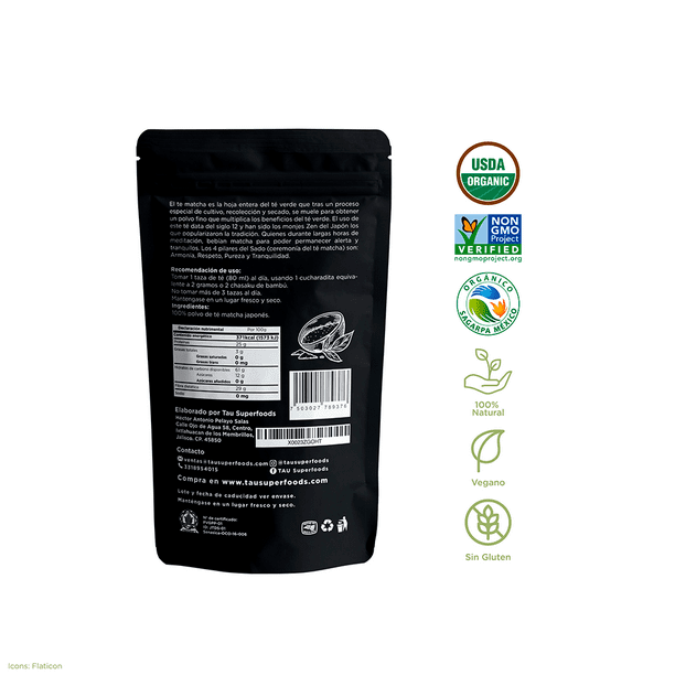 Te Matcha en Polvo, 1kg, 100% Orgánico y Natural Te Verde Matcha BULK  Superfoods, Matcha Tea Powder, Organic Matcha Green Tea, 1kg