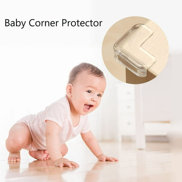 Protector de esquina de mesa de bebé de 20 piezas, protector de