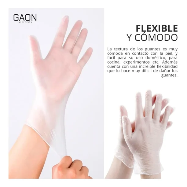 Guantes de Vinil Talla Pequeña