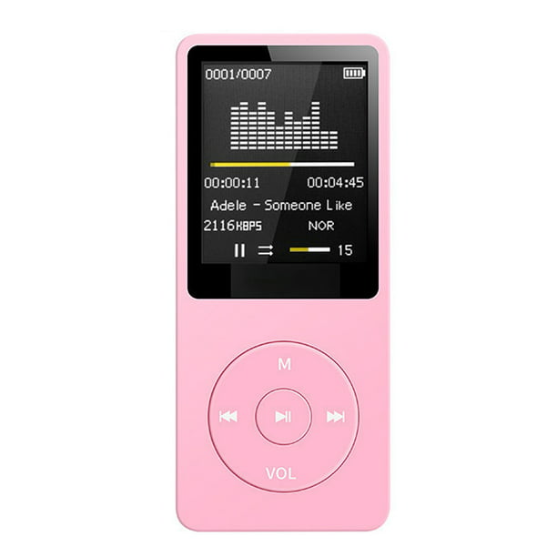 Reproductor MP3 Reproductor de audio y música sin pérdidas Adaptador MP3  recargable portátil con pan Guardurnaity EL001256-01B
