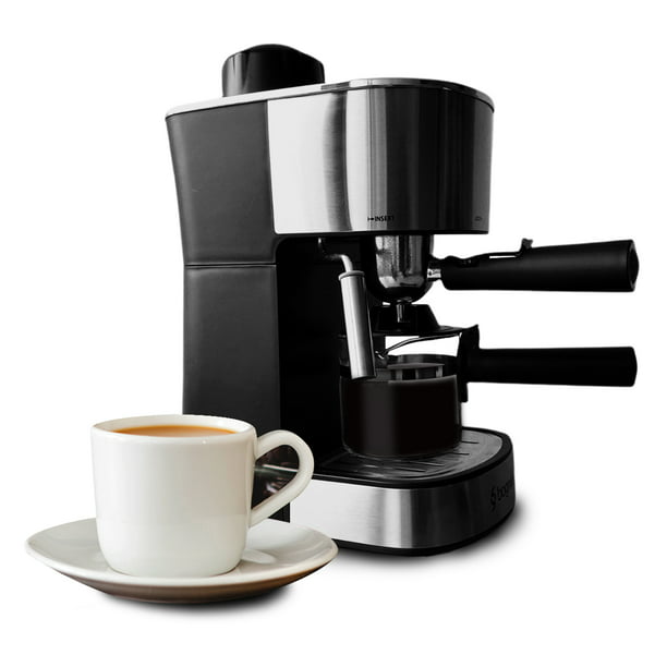 Uniware - Cafetera eléctrica para café expreso/moka (4 tazas)