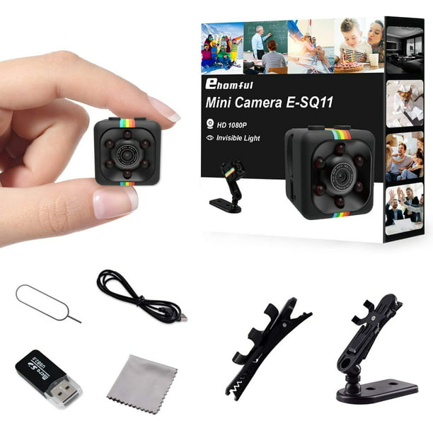 Comprar X5 Mini cámara Cámara de visión nocturna clara, portátil y liviana, mini  cámara de video Full HD 1080P para montar, caminar, caminar, mascotas,  hogar, guardia de seguridad al aire libre