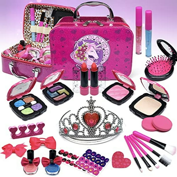 Kit de maquillaje infantil para niÃ±as, kit de maquillaje lavable para  niÃ±os pequeÃ±os de Amerrly Amerrly