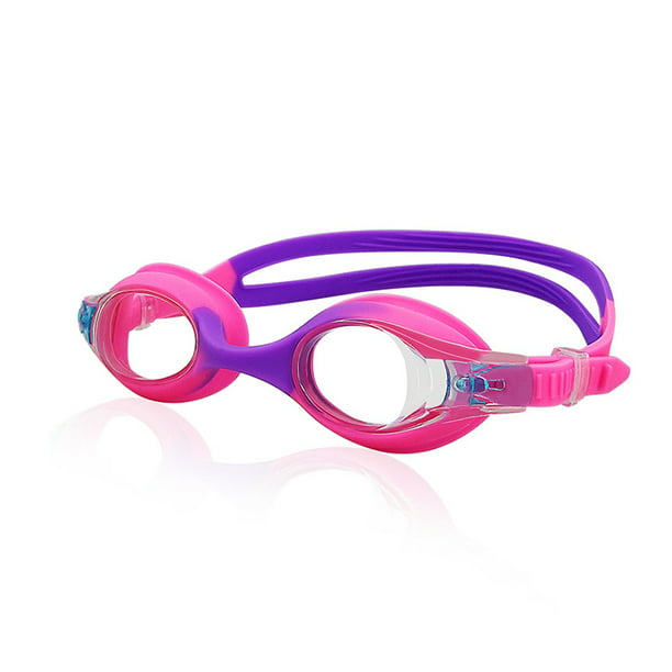 Niños Gafas de Natación, Diseño de sirena Gafas para Nadar para niñas de 4  a 14 años Antivaho Gafas Natación Protección UV Gafas infantiles Ajustable