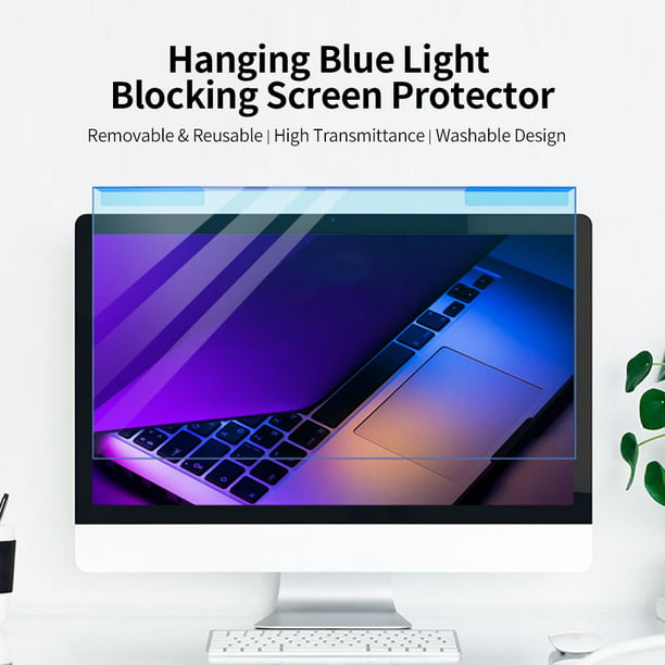  ZYY Protector de pantalla anti luz azul para monitor