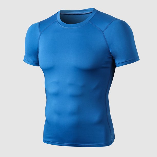 Camiseta deportiva para hombre camisetas delgadas el sticas de