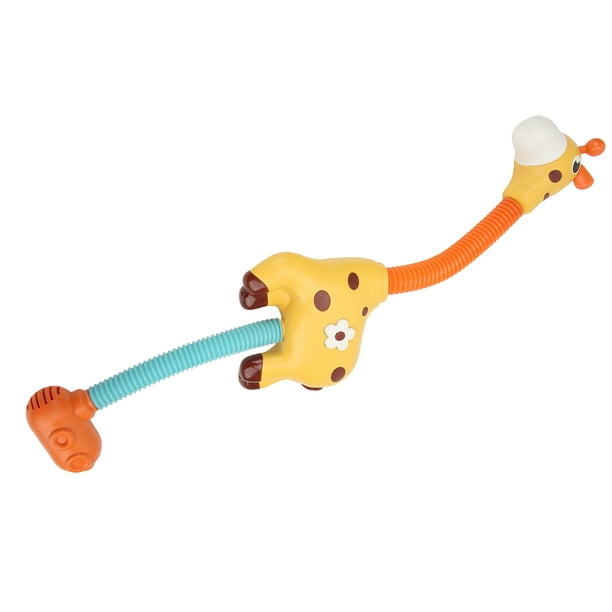  AIR&TREE Cabezal de ducha de baño para bebé, bomba de agua  eléctrica de elefante y cabezal de ducha con dirección de rotación y ajuste  de 360°, juguetes de baño para bebé