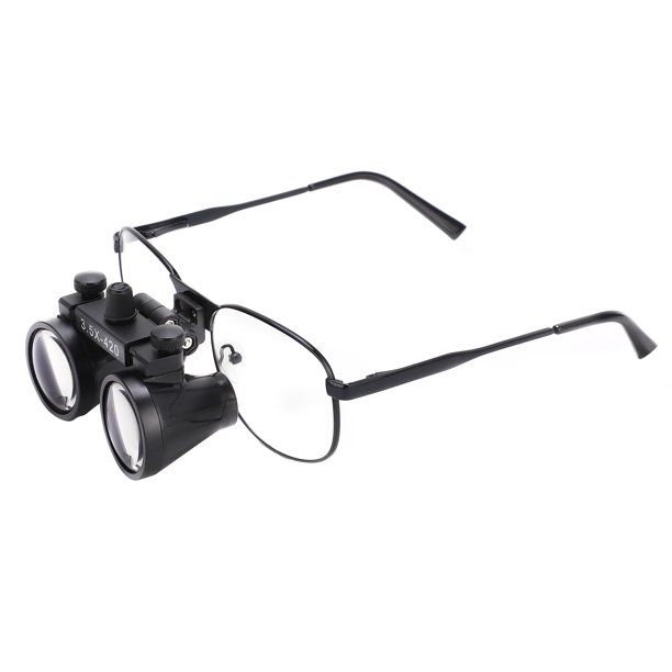 3,5X lupas binoculares quirúrgica gafas lupa con luz LED, Material de  Odontologia