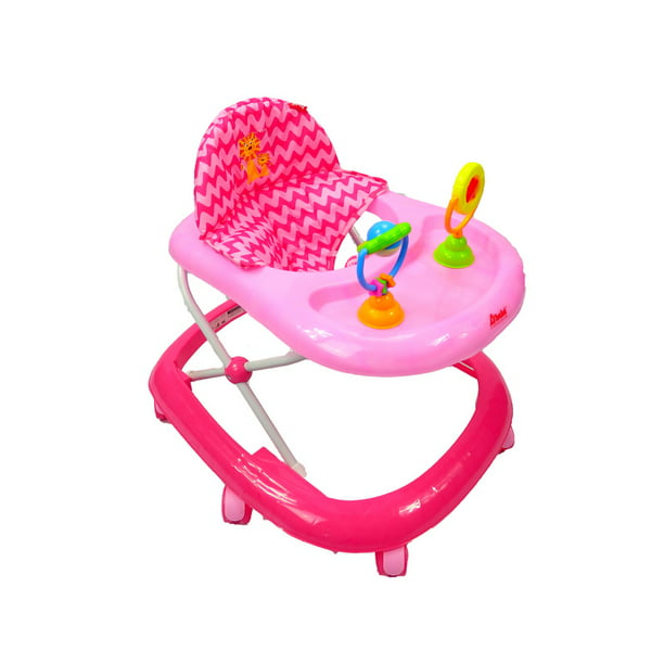 Desconocido Semicírculo Facturable Andadera D'Bebe ZOO con juguetes Rosa - | Bodega Aurrera en línea
