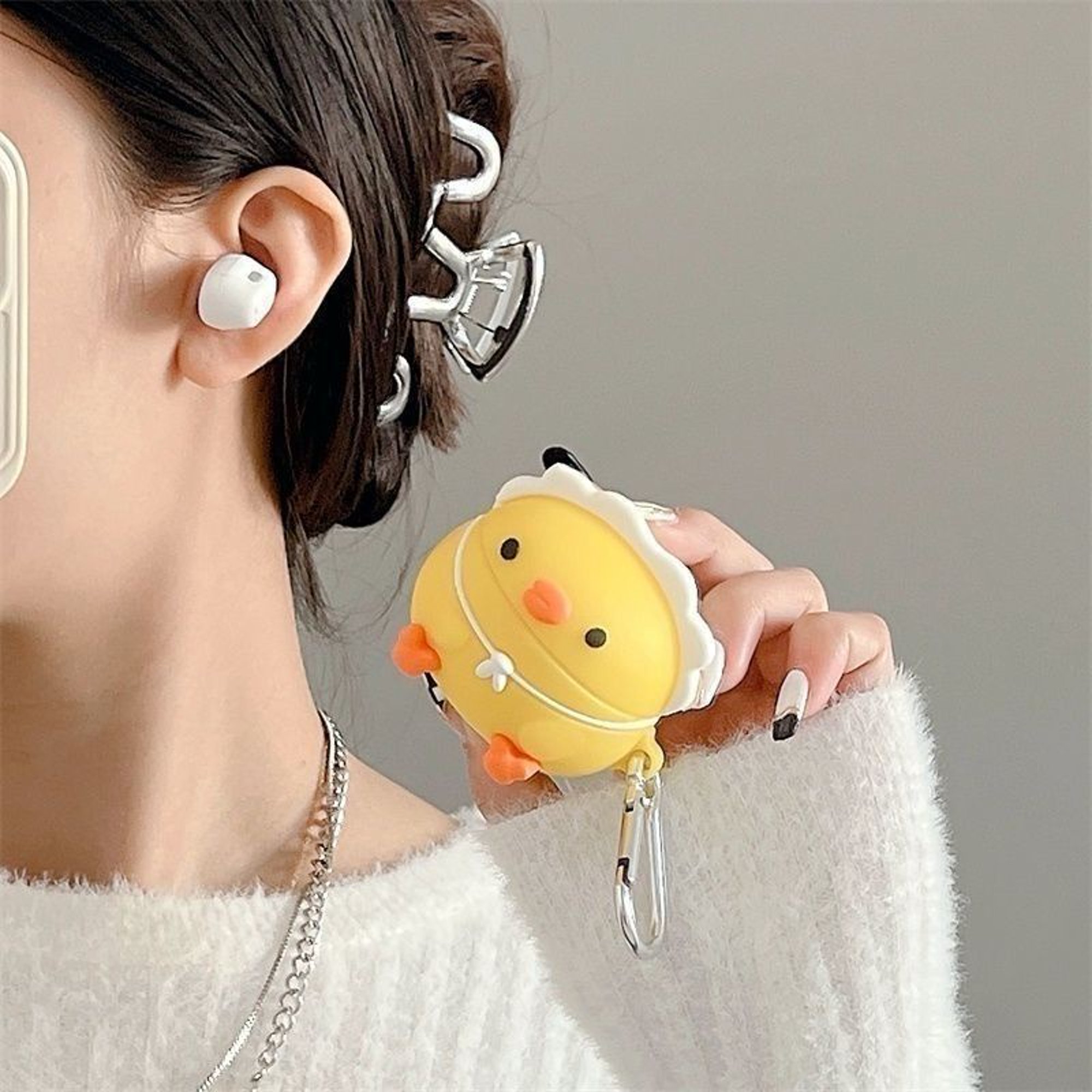 Funda Para Samsung Galaxy Buds 2 Pro De Dibujos Animados Innovador Rosa  Caracol Carcasa Suave Auricu Huang Jie