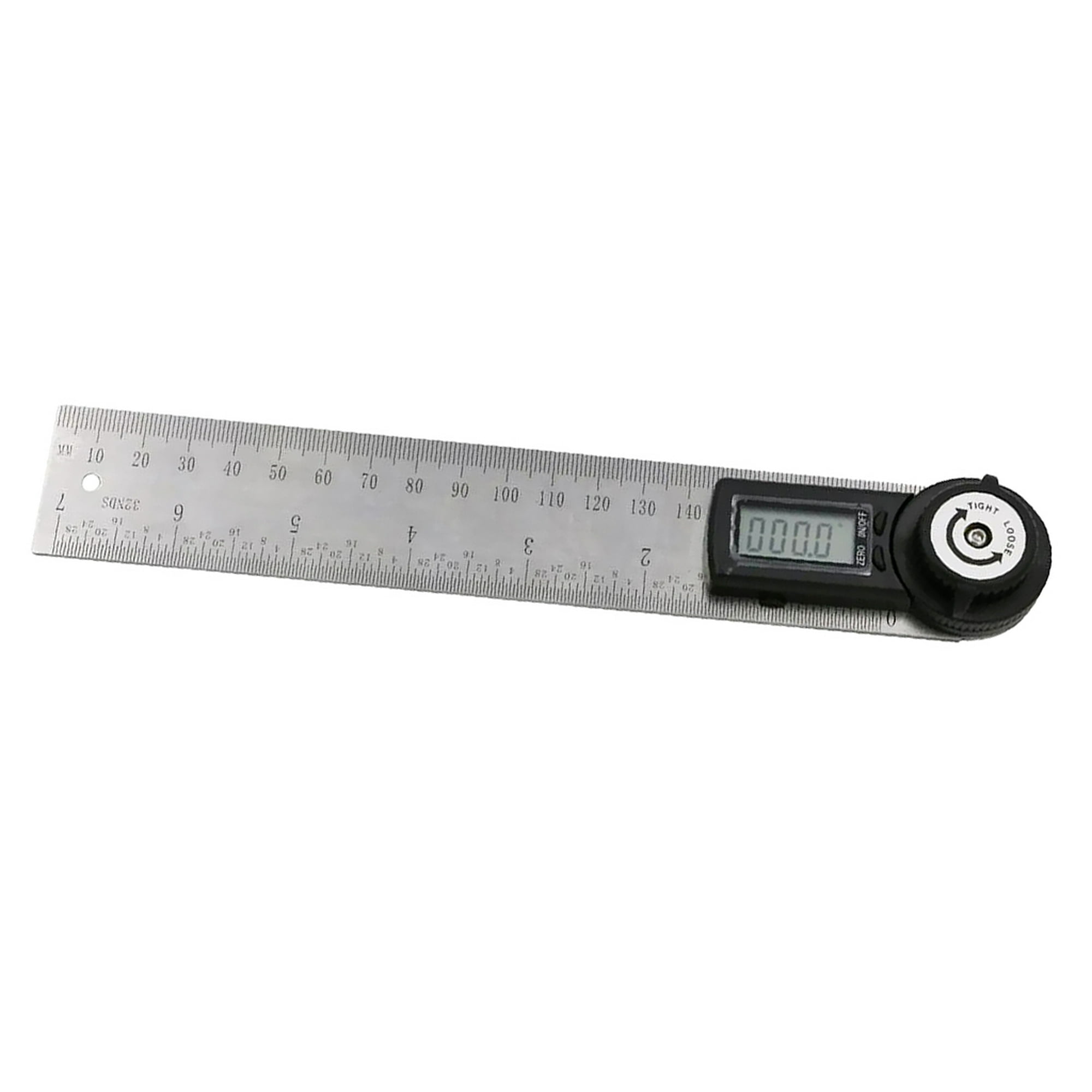 200mm Medidor de ángulo digital 360 ° Regla de ángulo digital Cuadrado  Goniómetro electrónico Buscador de ángulo Protractor Herramienta de  medición de