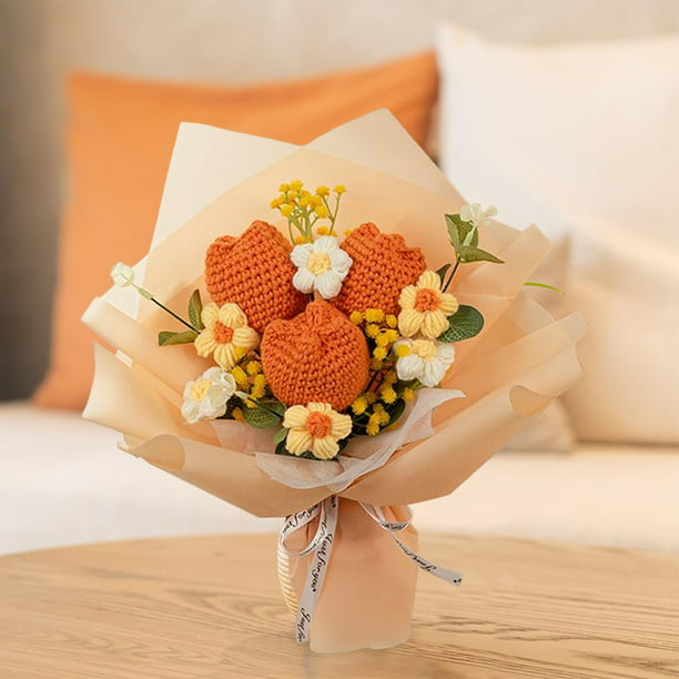 6 centros de mesa de flores artificiales realistas, elegantes arreglos  florales de imitación para decoración del hogar y la boda, ramos florales