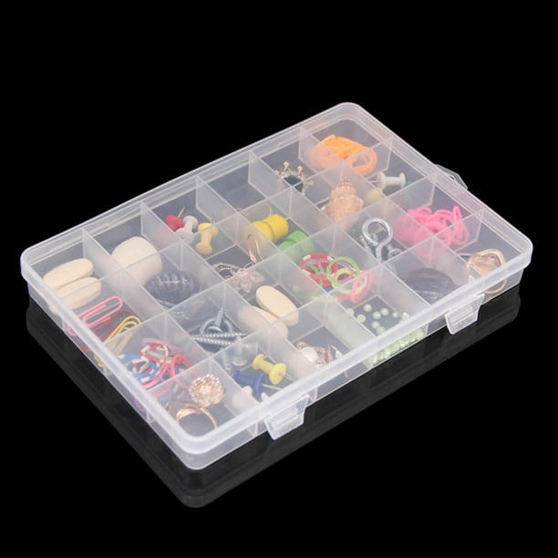 Avlcoaky Caja organizadora de aparejos, pequeña bandeja de aparejos de 3500  hilos, caja organizadora de plástico con divisores, caja de aperitivos