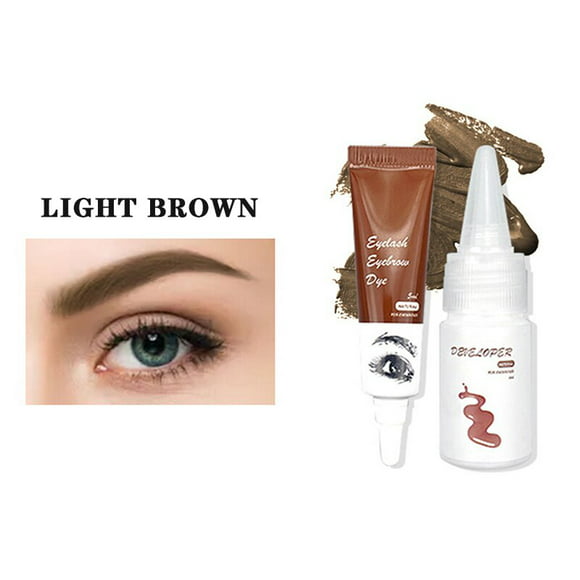 serie profesional henna eyelash eyebrow dye tint gel eyelash brown black color tint cream kit 15 minutos fast tint easy dye gao jinjia led