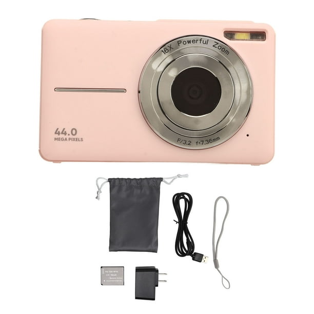 Cámara Digital 2,7 K 44MP 2,4 pulgadas IPS pantalla Vintage cámara  profesional Micro HD fotografía tarjeta Mini cámara SLR de bolsillo -  AliExpress