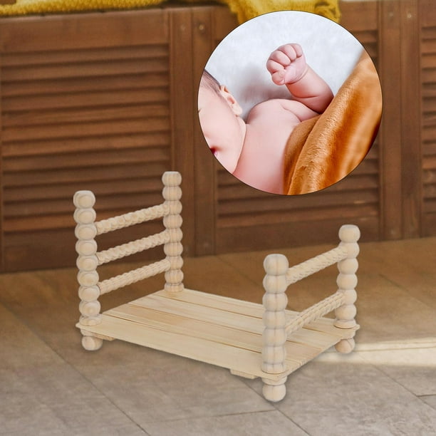  Accesorios de fotografía de bebé con forma de luna de madera  para sesión de fotos de fotografía de bebé, accesorio para fotos de bebé  recién nacido : Electrónica