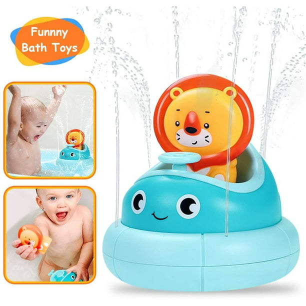 Juguetes de baño para niños pequeños Bebé 1 2 3 años Niños Niñas Juguetes  de bañera con 2 tazas de juguete Ventosas potentes Zhivalor WMPH-705
