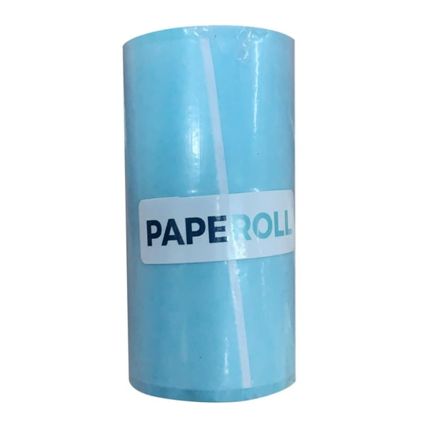 Mini impresora de papel 57mm ancho color blanco papel continuo autoadhesivo  transparente rollos de pegatina para impresora fotográfica portátil hd