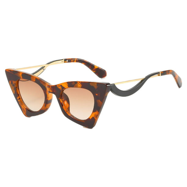 Gafas de sol de moda de ojo de gato para mujer, gafas de sol cuadradas de  gran tamaño con diseño elegante para mujer, gafas de sol de lujo para mujer
