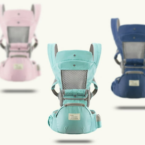 Portabebés ergonómico 3 en 1, 6 colores, asiento de cadera, cabestrillo,  mochila de canguro, transpirable