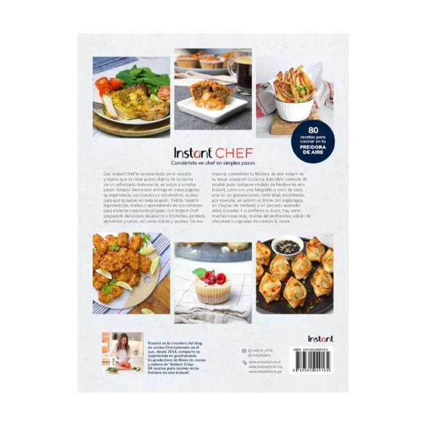 Libro Instant Pot Instant Chef: 80 recetas para cocinar en tu Freidora de  Aire | Bodega Aurrera en línea
