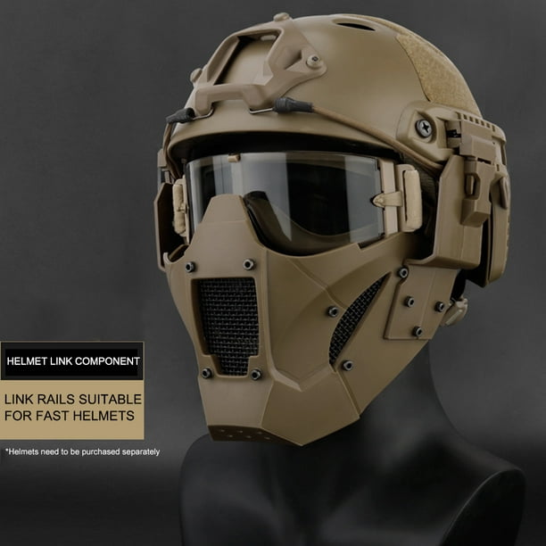 700FPS Máscara de Airsoft Máscara de seguridad de resistencia al impacto  Máscara de metal para acamp DQrwqpou Para Estrenar