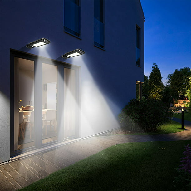 Luz 213 LED Solar Para Exterior Luces Para Jardin Focos Solares De Calle  Lampara