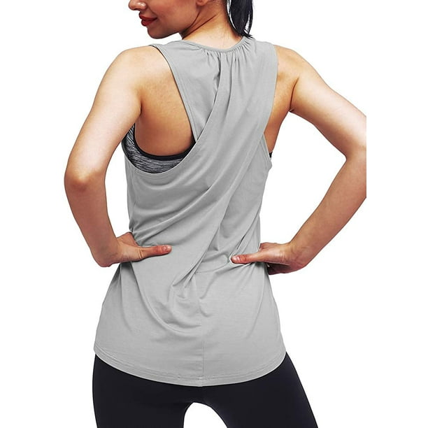 Camisetas de entrenamiento para mujer, camisetas deportivas de yoga, camisetas largas sin mangas, ro Xemadio LRWJ021-15 | Aurrera en línea