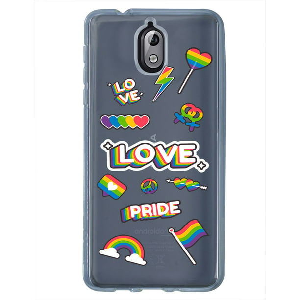 Para Nokia Pride LGBTT Love, Uso Rudo, InstaCase Protector para Nokia 3.1 Antigolpes, Case Pride LGBTT Love Walmart en línea