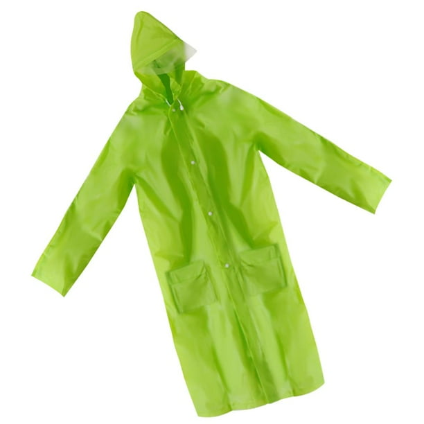 Impermeable EVA Poncho De Lluvia Para Mujeres Y Hombres De Emergencia  Equipo Chaqueta Para Parque Temático Senderismo Camping