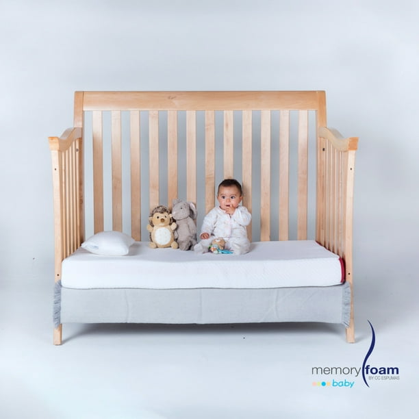 Colchón Cuna Bebé Baby Great de Espuma - Medidas 130 x 70 x 12 cm - Memory  Foam COLCHON BABY GREAT