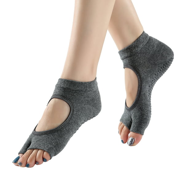 Calcetines Yoga Mujer TFixol Gris Oscuro Talla Única