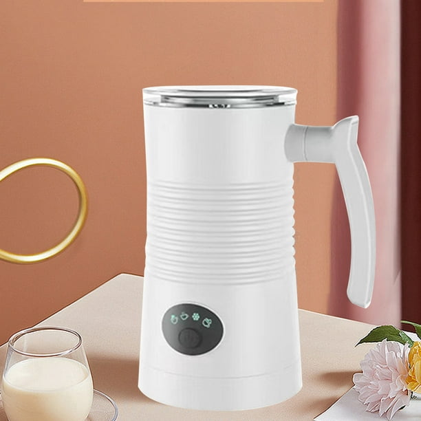 Espumador y calentador de leche eléctrico, espumador de leche automático 4  en 1, 400 W, máquina automática de espuma de leche con funcionalidad de