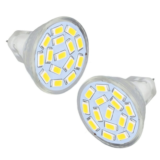 Ampoule LED RGB W GU10 de 4 watts - 6 LED 5730 + 6 LED de co