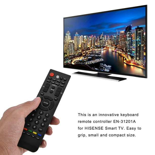 Controlador de televisión con mando a distancia Smart TV de repuesto para  HISENSE EN-31201A