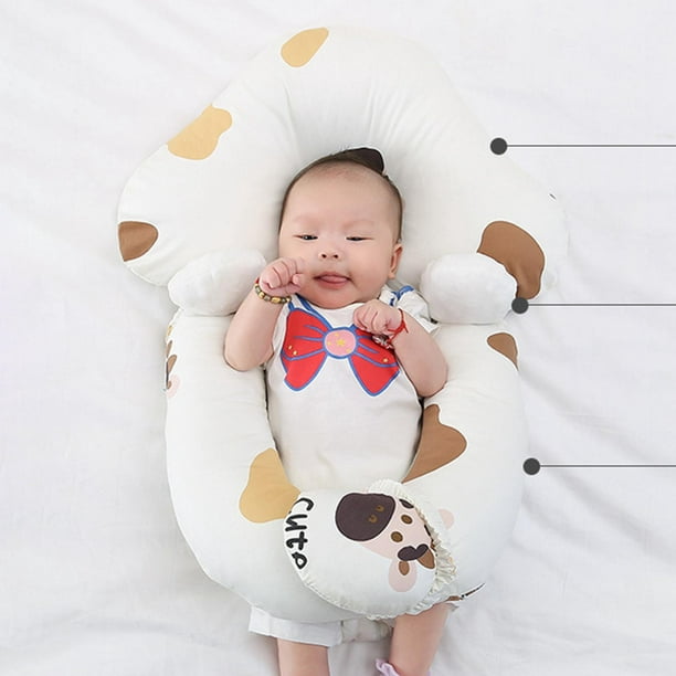 Almohada para dormir para recién nacidos, funda de almohada