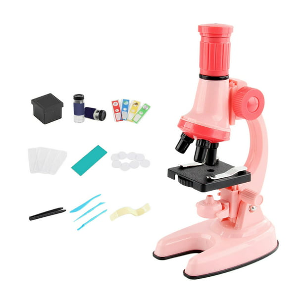 el centro comercial A gran escala Santuario de experimentos de ciencia de juguetes de ciencia de microscopio con luces  LED para Rosado Salvador mini microscopio juguetes | Walmart en línea