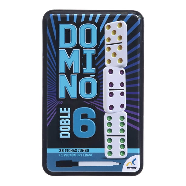 Juego de Mesa Novelty Dominó Clásico Doble 6