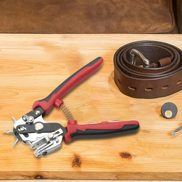 manual de , perforadora de agujeros, herramientas para cinturones