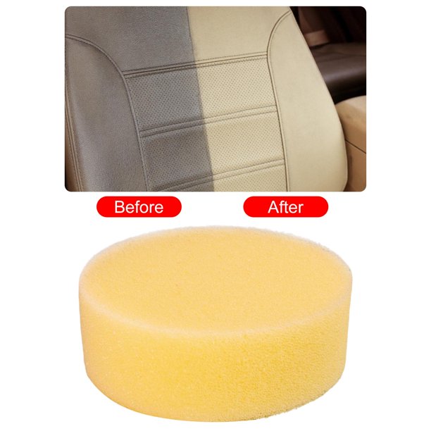  uxcell 2pcs amarillo coche cuerpo parabrisas limpiador  absorbente lavado esponja pad : Automotriz