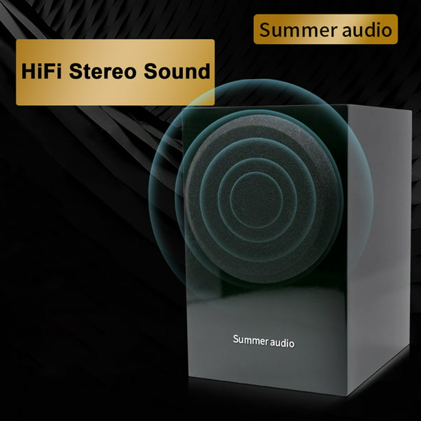 S3 Speaker Altavoces de estantería pasivos estéreo de alta fidelidad de 2.0  canales con alfombr Summer Audio Equipo de sonido