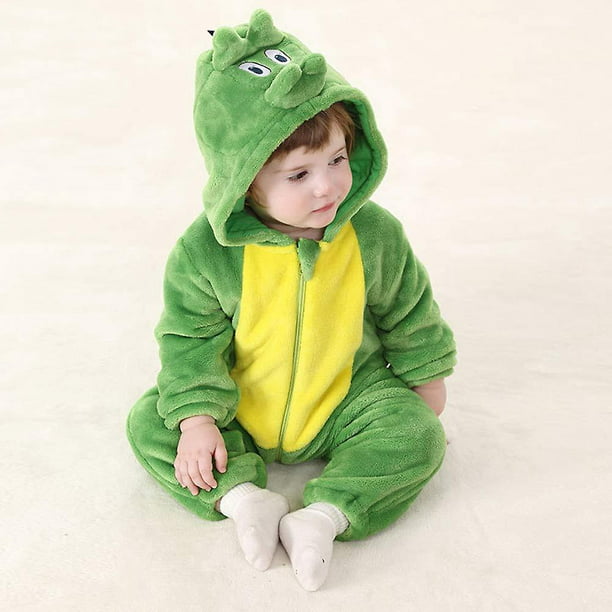 QIAONIUNIU Disfraz de dinosaurio verde para bebé de Halloween, mono para  niños pequeños, mameluco de Alegría Market
