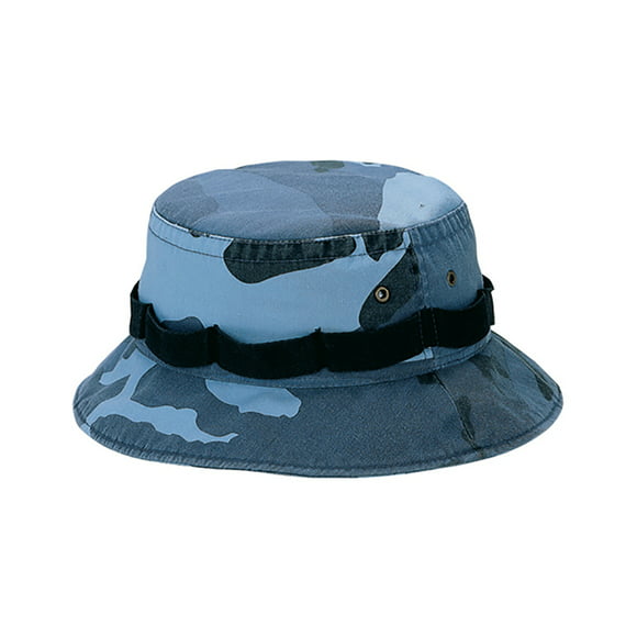 top headwear camuflaje twill lavado caza de caza sombrero  camo azul  s top headwear sombrero de copa